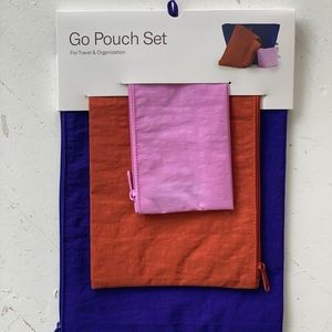 Baggu GO pouch set in paint